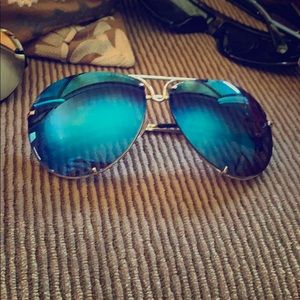 Porche style , NO BRAND , aviator sunglasses